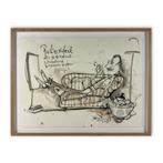 Uniek schilderij van Guy Olivier- 85 x 65 cm, Antiek en Kunst, Kunst | Schilderijen | Modern, Ophalen of Verzenden