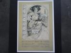 Alphons Mucha / Menu-design for the opera, Verzamelen, Ansichtkaarten | Themakaarten, Ophalen of Verzenden, Voor 1920, Ongelopen