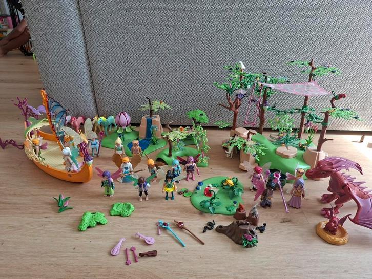 Playmobil feeëntuin, Kinderen en Baby's, Speelgoed | Playmobil, Gebruikt, Ophalen of Verzenden