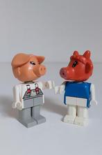 Lego Fabuland Varken & Koe, Nr. 3707 & 3796. Jaren '80, Ophalen of Verzenden, Zo goed als nieuw, Lego