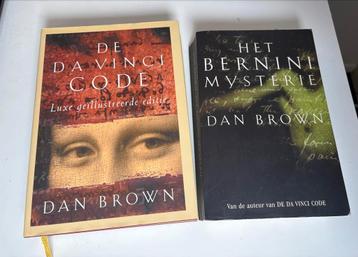 2 Dan Brown Boeken: Da Vinci Code & Bernini Mysterie beschikbaar voor biedingen
