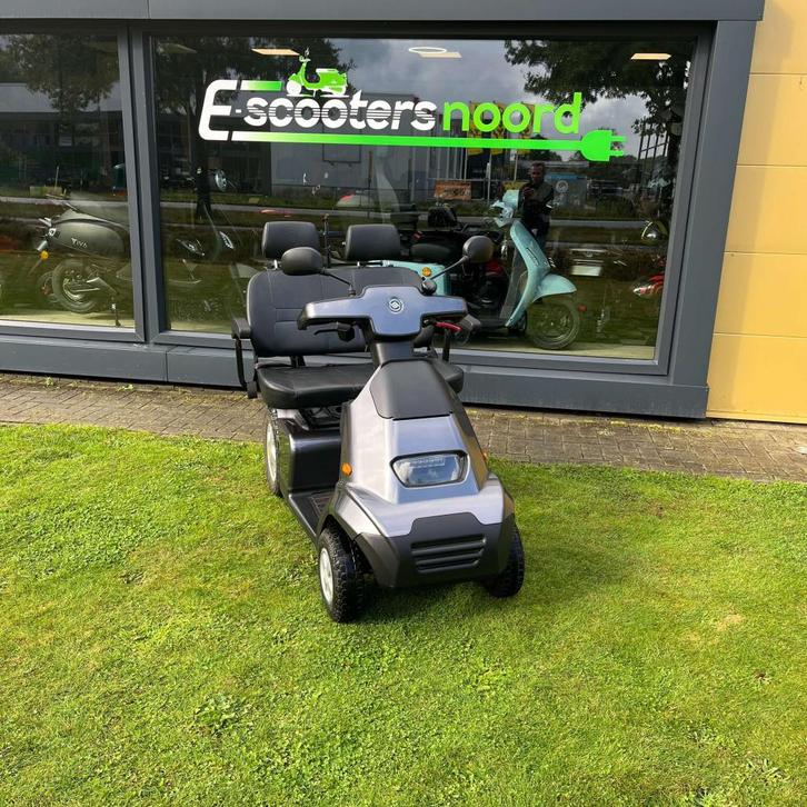 Afikim duo scootmobiel Breeze S4 tandem 2 persoons bj 2022, Diversen, Brommobielen en Scootmobielen, Gebruikt, Afikim, 16 km/u of meer