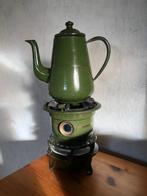Oliestel 1-pits met koffiekan, Antiek en Kunst, Antiek | Emaille, Ophalen