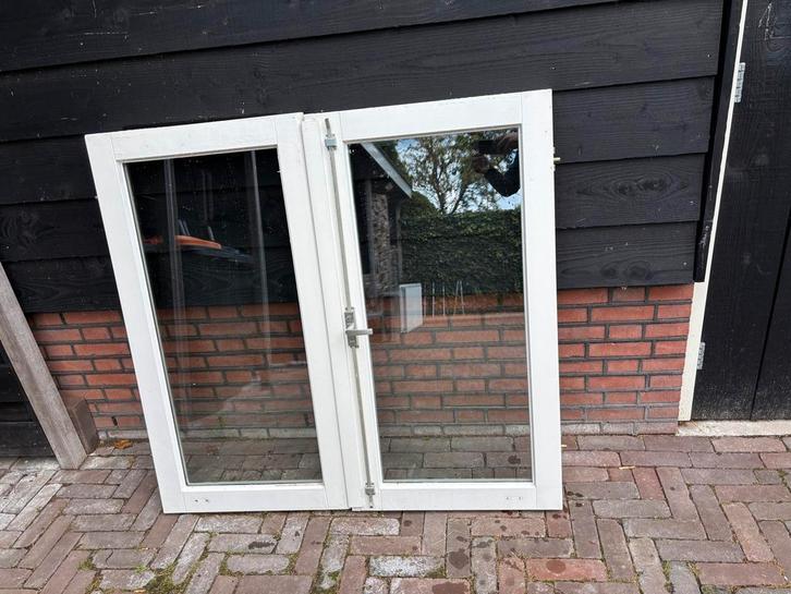Ramen (stolpsysteem), Doe-het-zelf en Verbouw, Glas en Ramen, Gebruikt, Gevelraam of Ruit, 80 tot 120 cm, Dubbelglas, Ophalen of Verzenden
