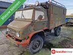 Unimog 404 6 cilinder benzine voor opknappen zonder kent.