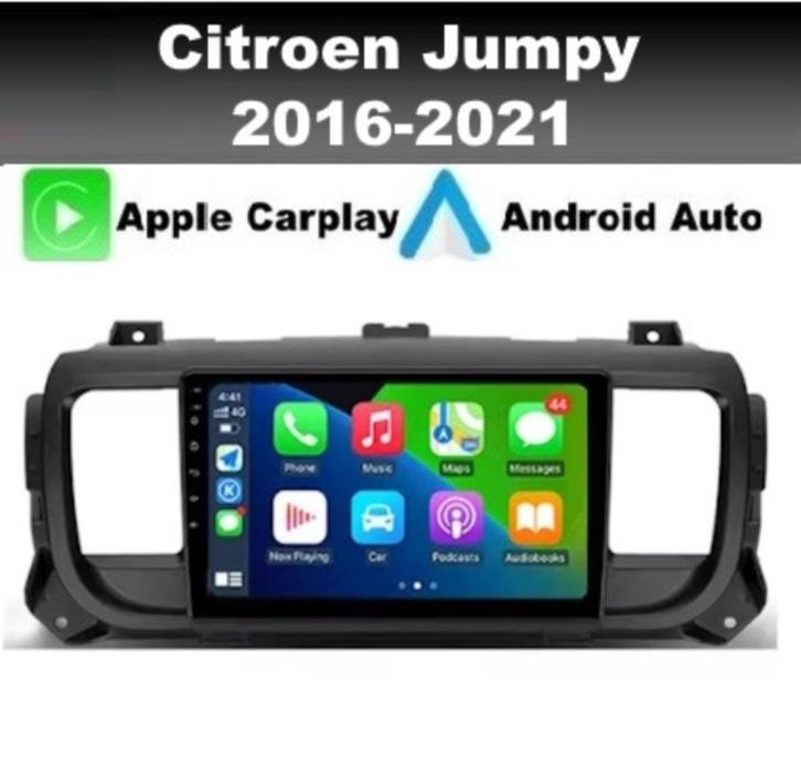 Citroen Jumpy 2016-2021 navigatie 9inch apple carplay dab+, Auto diversen, Autoradio's, Nieuw, Ophalen of Verzenden