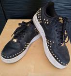 Nike Air Force 1 Donkerblauw Goud sterretjes Maat 37,5, Blauw, Nike, Ophalen of Verzenden, Sneakers of Gympen