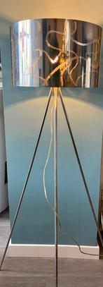Chroomkleurige Philips staande vloerlamp, Ophalen of Verzenden, Zo goed als nieuw, Metaal, 100 tot 150 cm