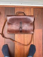 bruin leren schouderlaptoptas, Overige merken, Gebruikt, Bruin, Ophalen of Verzenden