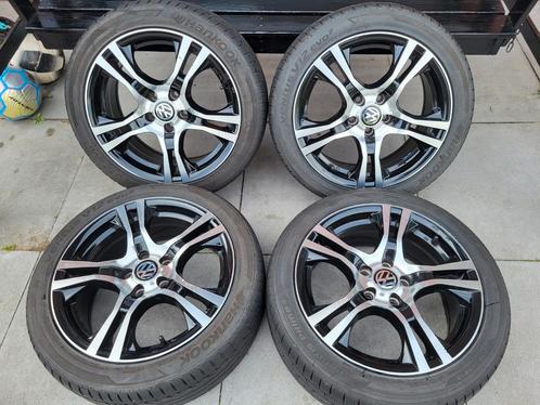 2 setjes Volkswagen Polo velgen 205/45/16 inch Hankook zomer, Auto-onderdelen, Banden en Velgen, Ophalen of Verzenden