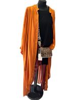 Zeffa (Magna) lange blouse jurk oranje bruin mt 52-54-56, Kleding | Dames, Grote Maten, Zeffa, Bruin, Verzenden, Jurk