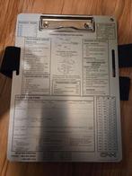 Aluminium Luchtvaart Kneeboard met Klittenband, Ophalen of Verzenden