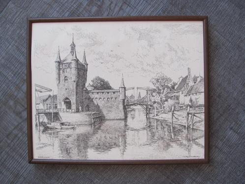 H.E. Roodenburg - Zierikzee, Antiek en Kunst, Kunst | Etsen en Gravures, Ophalen of Verzenden