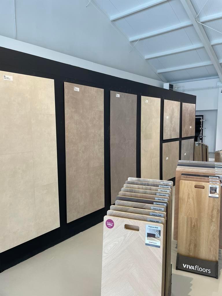 ACTIE Plak/Klik PVC Tegel/beton, Huis en Inrichting, Stoffering | Vloerbedekking, Nieuw, Overige typen, Overige kleuren, 75 m² of meer