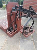 Authentieke Bascule met Gewichten, Antiek en Kunst, Antiek | Gereedschap en Instrumenten, Ophalen