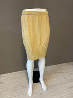 Vintage wollen rok maat S, Maat 38/40 (M), Douwenmaat 8-3 Meppel, Info@again.nu, Geel