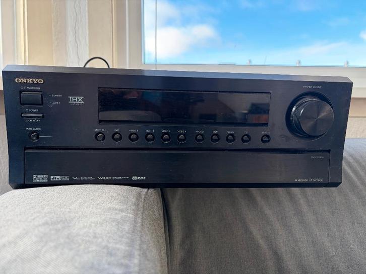 Onkyo AV Receiver TX-SR703E incl. afstandbediening, Audio, Tv en Foto, Versterkers en Receivers, Gebruikt, 7.1, 120 watt of meer