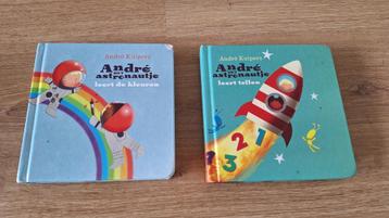 2 kinderboeken van André het astronautje beschikbaar voor biedingen