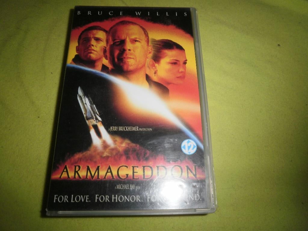 ARMAGEDDON! Aktie met Bruce Willis e.v.a Op VIDEO!, Vanaf 16 jaar, Verzenden, Zo goed als nieuw, Actie en Avontuur
