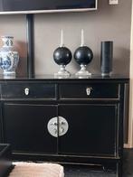 Prachtig Oosters Dressoir | Chique Zwart | Chinees | Mooi!, Huis en Inrichting, 200 cm of meer, Gebruikt, Ophalen of Verzenden