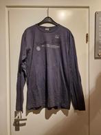 Grijs blauwe heren tshirt met lange mouwen maat xl, Ophalen of Verzenden, Zo goed als nieuw, Maat 56/58 (XL), Grijs