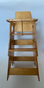 Vintage Birch Plywood Children’s High Chair Netherlands 1950, Gebruikt, Verzenden