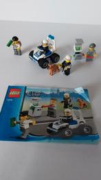 Lego city 7741/7279 politie helikopter / ATV en minifiguren, Ophalen of Verzenden