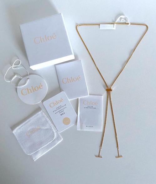 CHLOE goud ketting voor zonnebril, Sieraden, Tassen en Uiterlijk, Zonnebrillen en Brillen | Dames, Zo goed als nieuw, Zonnebril