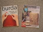 Burda breien, Freude am Stricken, Handwerken zonder grenzen., Ophalen of Verzenden, Zo goed als nieuw, Haken, Patroon of Boek