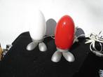 3x Vintage design Ikea Dino egg tafellamp Tatsuo Konno, Ophalen of Verzenden, Gebruikt, Glas, Minder dan 50 cm