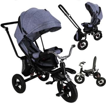 Driewieler FIX V3 PRO | Wandelwagen | Buggy | Kleur: Blauw