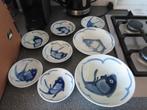 schalen set met vissen, Antiek en Kunst, Ophalen of Verzenden