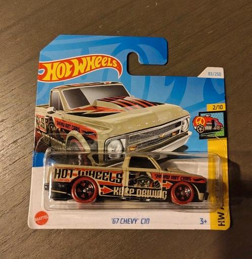 Hot Wheels Chevy c10, Hobby en Vrije tijd, Modelauto's | Overige schalen, Nieuw, Ophalen of Verzenden