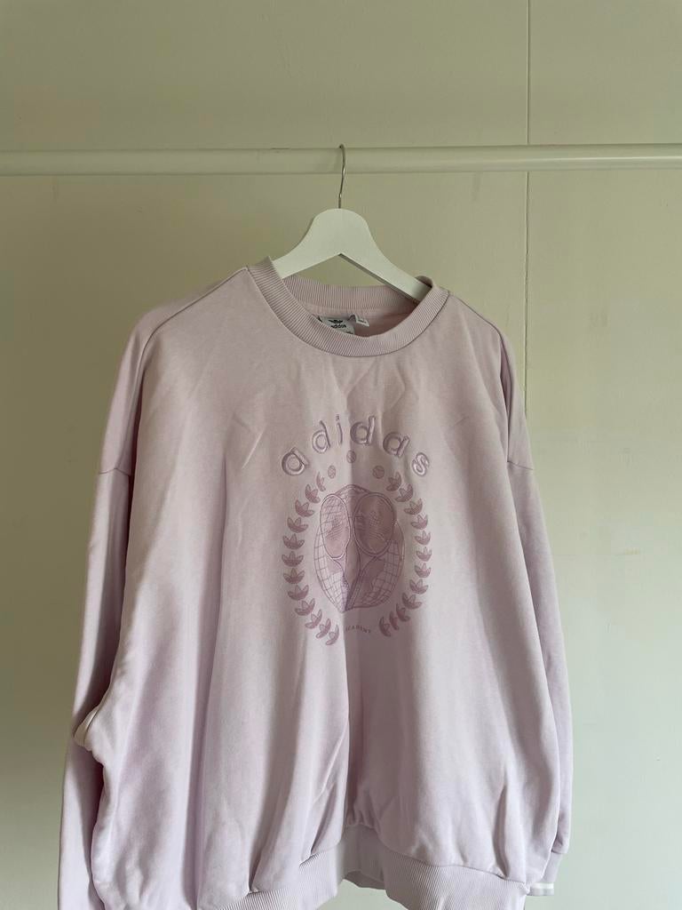 Vintage Adidas Trui - Maat M, Ophalen of Verzenden, Zo goed als nieuw, Maat 38/40 (M), Paars