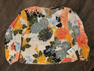ZARA blouse met geplooide mouwen mt. M beschikbaar voor biedingen