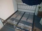 Kingsize bed - 2 persoons, Ophalen, Gebruikt, Bruin, Tweepersoons