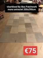Nieuw vloerkleed By-Boo Patchwork mono antraciet 200x290cm, Ophalen, ., Industrieel landelijk koloniaal boheems barok brocante