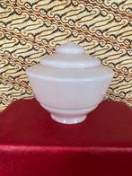 VINTAGE PLAFONNIÈRE KAP (16cm) VAN ROZE GLAS., Ophalen of Verzenden, Glas