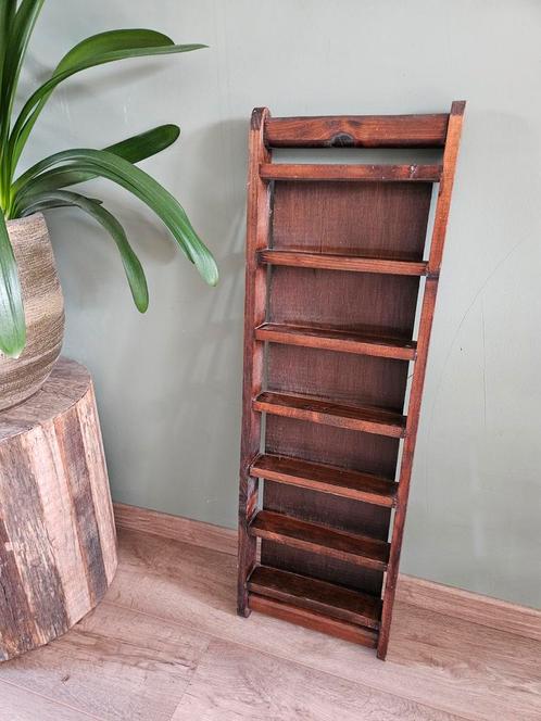Vintage houten kruidenrek / wandrek, Huis en Inrichting, Woonaccessoires | Wandplanken en Boekenplanken, Gebruikt, Ophalen of Verzenden