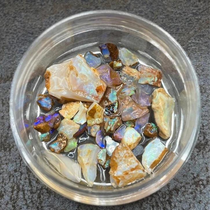 Partij opalen Australië opaal edelsteen mineraal natuursteen, Verzamelen, Mineralen en Fossielen, Ophalen of Verzenden