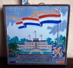 Kleurrijke westraven geboortetegel Irene 1939 Soestdijk., Antiek en Kunst, Ophalen of Verzenden