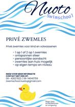 Privé zwemles voor iedereen die wil leren zwemmen, Privéles