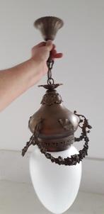 Hanglamp antiek, Huis en Inrichting, Lampen | Hanglampen, Ophalen, Zo goed als nieuw, Minder dan 50 cm