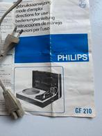 2x Philips Koffergrammofoon - Versterker OK, Ophalen of Verzenden, Gebruikt, Platenspeler, Philips