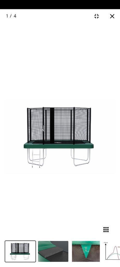 Acrobat Orbit trampoline op palen  340x245 met vangnet, Kinderen en Baby's, Speelgoed | Buiten | Trampolines, Gebruikt, Ophalen