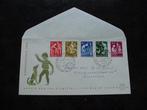 FDC E 54, Kinderzegels 1962, beschreven met open klep., Verzenden, Beschreven, Nederland