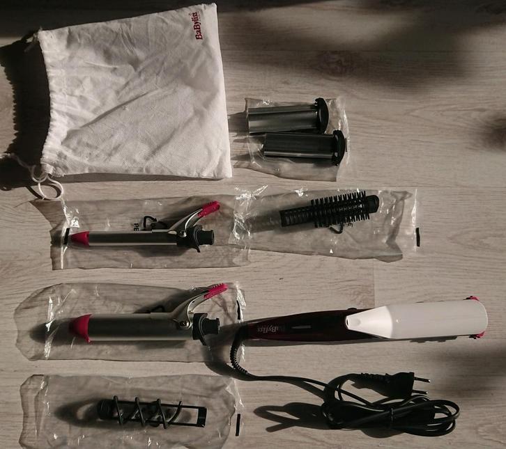 Babyliss multistyler krul & stijltang met 6 opzetstukken., Sieraden, Tassen en Uiterlijk, Uiterlijk | Haarverzorging, Zo goed als nieuw