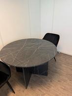 Eettafel met 2 stoelen - Modern design, Huis en Inrichting, Ophalen, Rond, Tot twee personen, 50 tot 100 cm