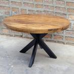 Eetkamertafel Dinertafel Mangohout Tafel Mango Keukentafel, Industrieel, Balinees, Vintage, Retro, Info@dehanzeherten.nl, Rond