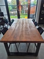 Feelings Kenzo eettafel, mangohout **Doe een goed bod**, Ophalen, Gebruikt, 200 cm of meer, 50 tot 100 cm